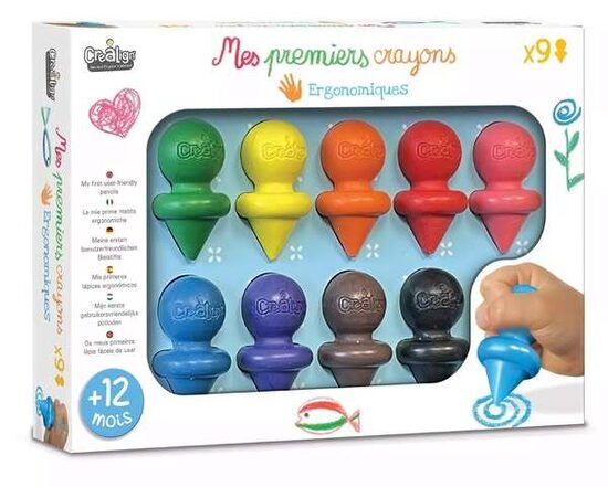 Esimesed vahakriidid lastele, 9 tk