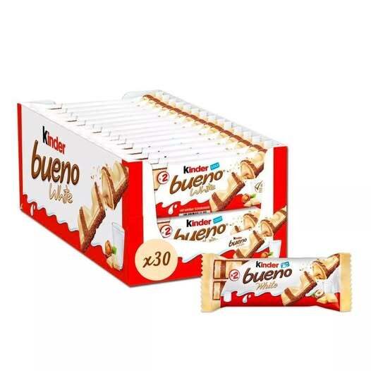 Šokolaadibatoon Kinder Bueno White