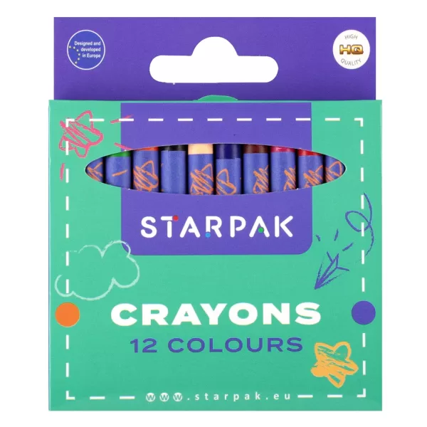 Vahakriidid STARPAK 12 värvi